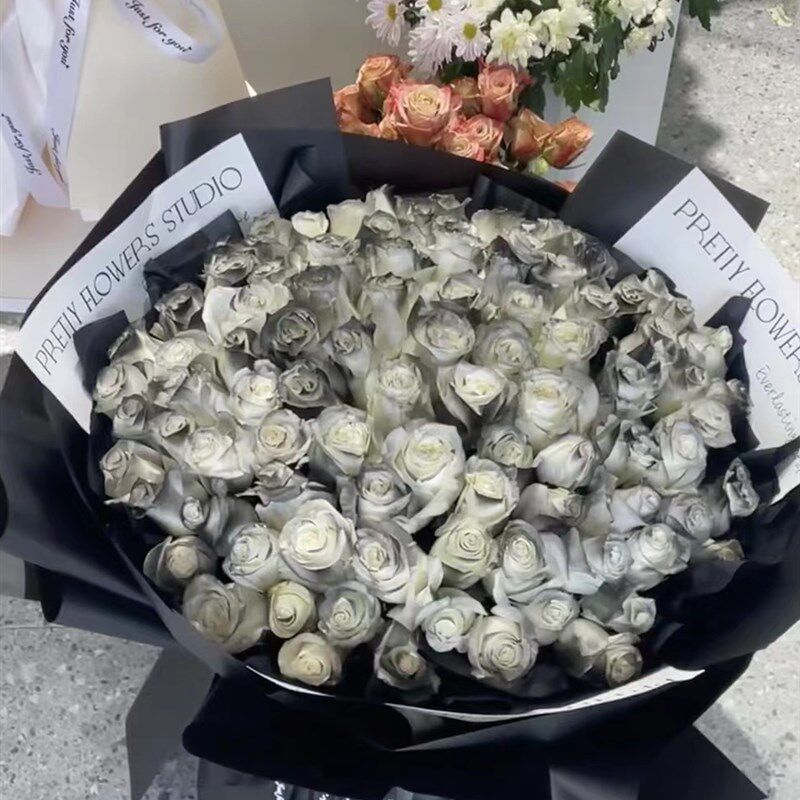 速发玫瑰香皂花花束仿真花永生花七夕送男朋友闺蜜高级感友生日礼
