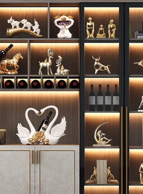 速发轻奢高档品柜装饰酒餐边柜摆件客厅创意家室饰品居内软装装饰