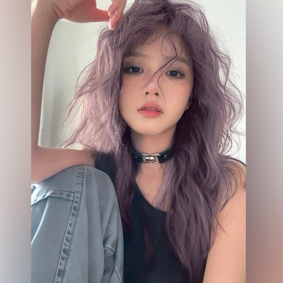 速发假发紫丽卷kita长卷发jL卷刘海洛色塔少假发