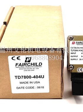 速发仙童FRIHCLD电气转换器比例阀 T07800-4D4U