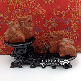 速发四家聚瑞石雕摆件属鼠人礼024龙年祥居装 饰品生肖摆设吉祥2物