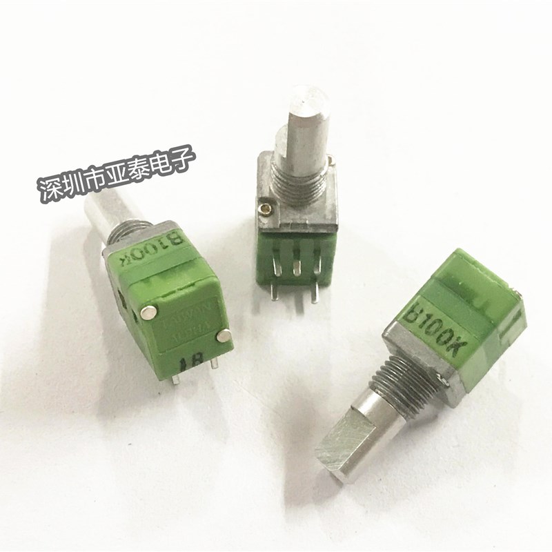 速发PHARK型70精密电位器B100K单联音量开带关轴15MM