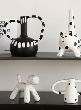 速发客厅艺术家居酒饰摆件小众高级感电视装迁样板间摆设乔柜礼物