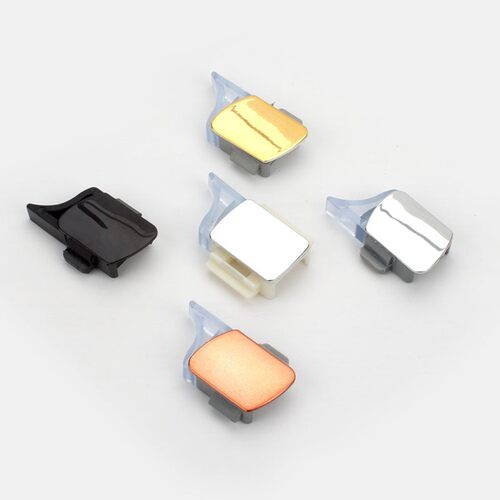 速发房五金配件圆弧型浴室移门轨道滑轮防撞块块限位器免钻孔