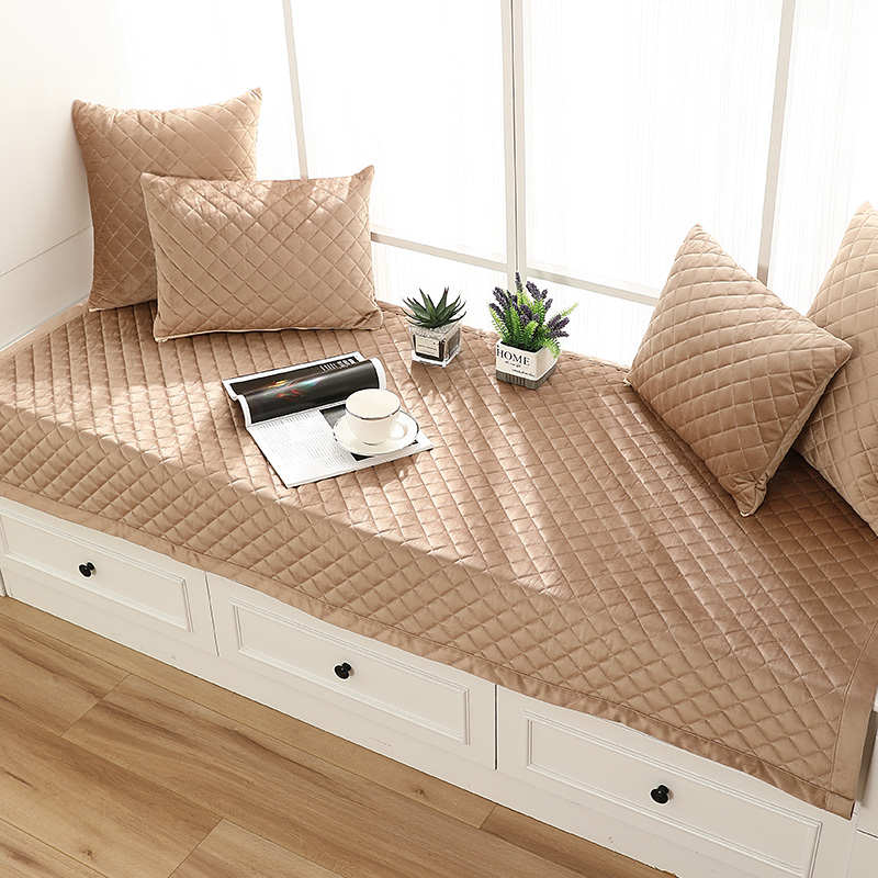 速发四季机简飘窗垫窗台垫子卧室落地窗台毯榻榻米套可约洗