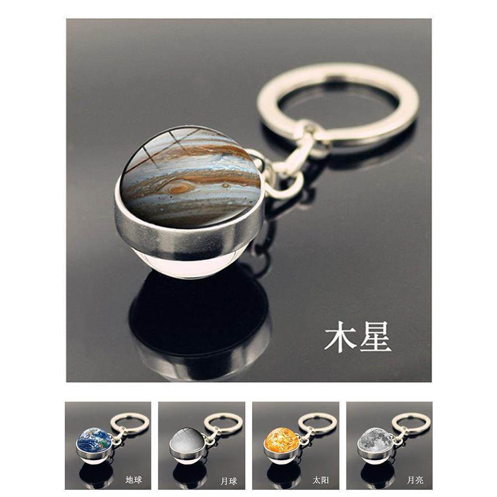速发发光的太系上之眼星系行星炼吊坠星系双面玻璃球吊坠