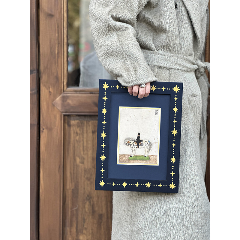 马戏团现代无艺不术手工喷框