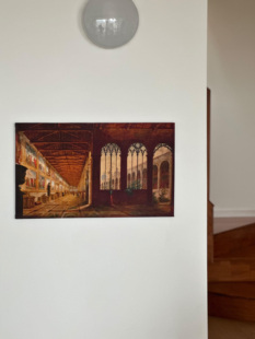 《午后的回廊》著名意式文化历史建筑精美艺术客厅餐边柜装饰挂画