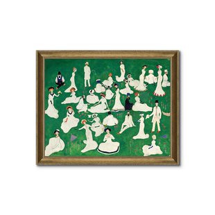 【Party】马列维奇法式轻奢新古典vintage客厅边柜墙面装饰挂画画