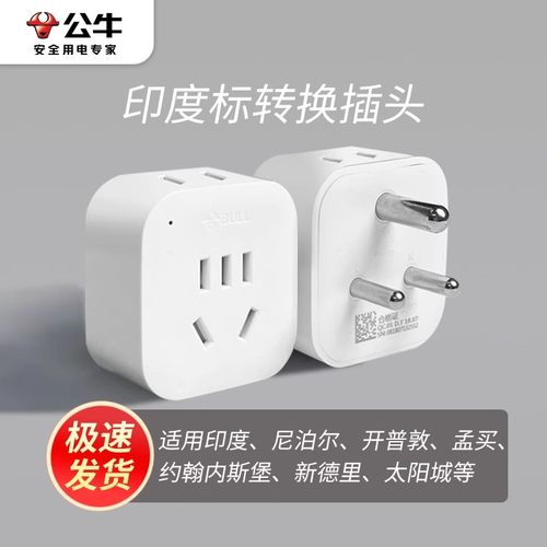 公牛印度尼泊尔转换器插头