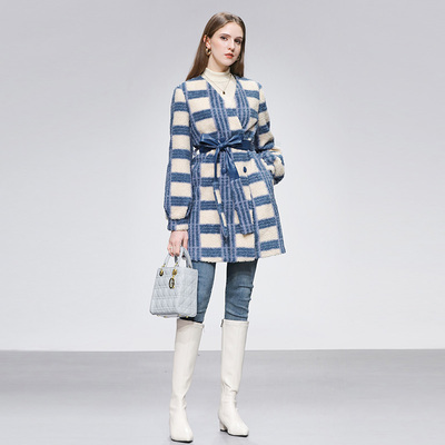 百搭减龄灯笼袖系带收腰