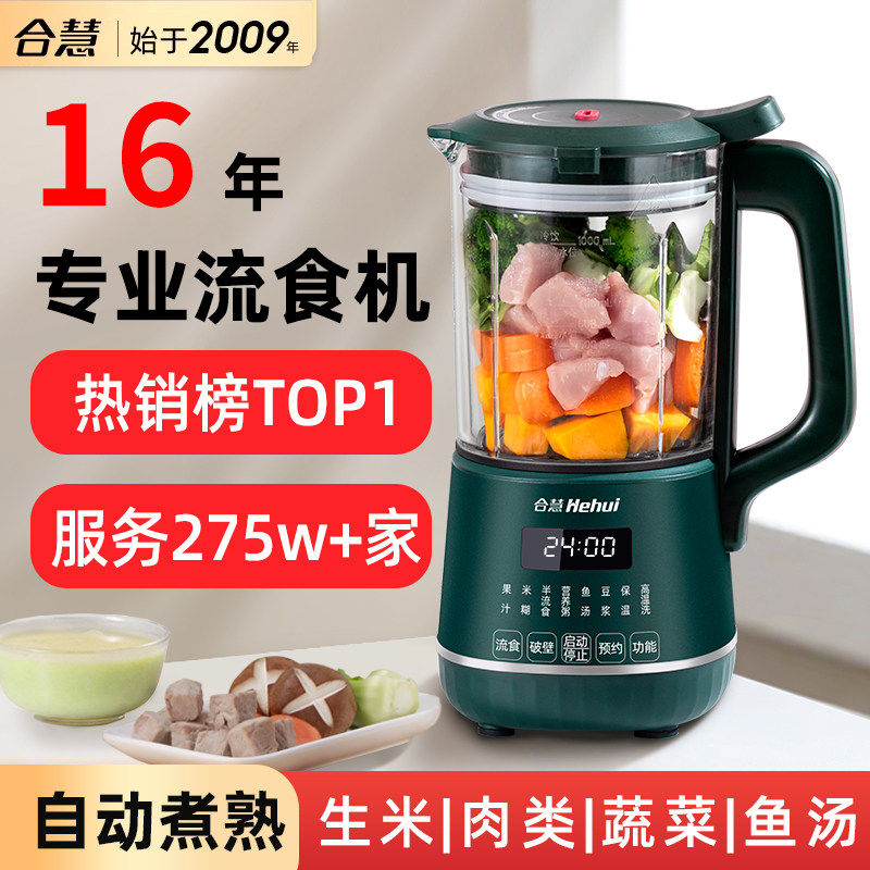 德国进口打流食破壁机老人专用食物搅拌饭菜粉碎器鼻饲 合慧 H1a