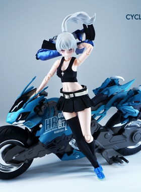 核能矩阵 赛博森林 叶风婵 雷霆帝甲 飓风飞蝗摩托 拼装