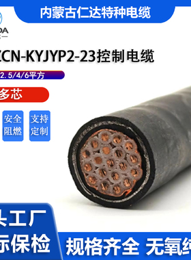 电缆NH-KYJYP2-23 4*6mm²低烟无卤24 4芯 控制电缆 铜带屏蔽 PE