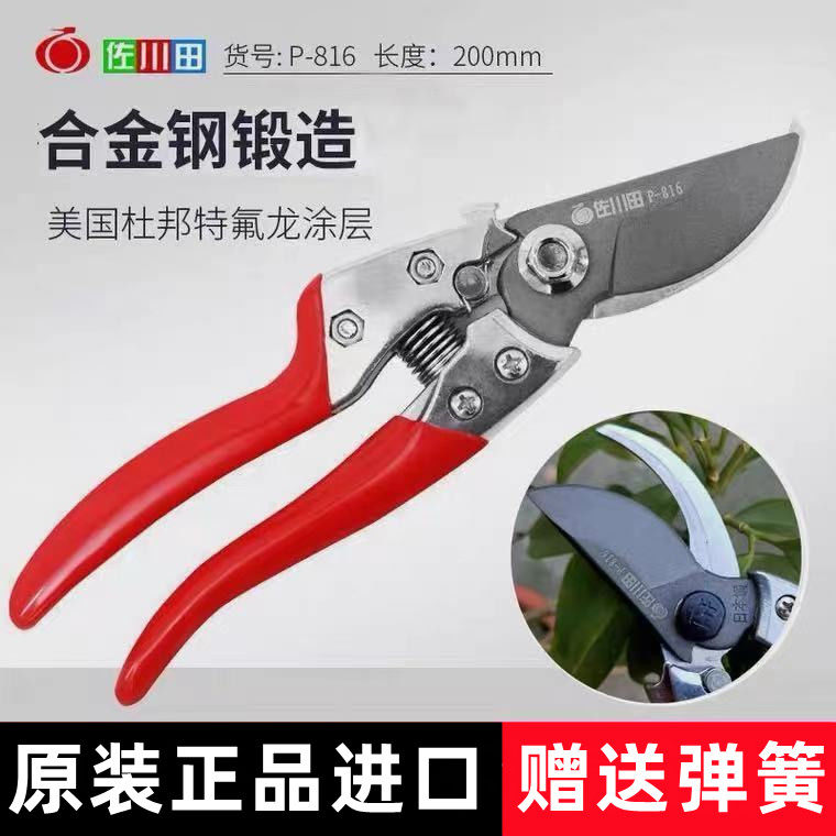 佐川田868果树剪修枝剪家用剪树枝修花剪园林工具修剪树粗枝剪刀图片