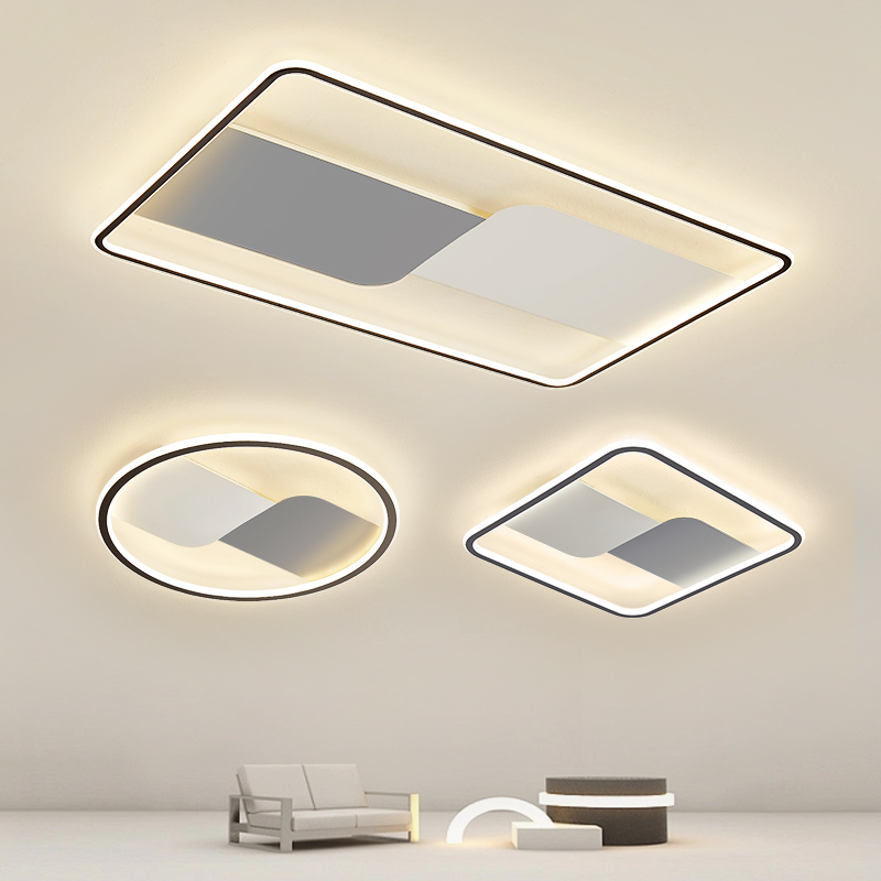 2025新款大气客厅主灯现代简约led北欧吸顶灯全屋套餐灯具组合