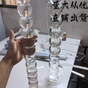 透明亚克力圆柱桌腿定制餐桌岛台支撑腿一字型葫芦形吧台书桌支架