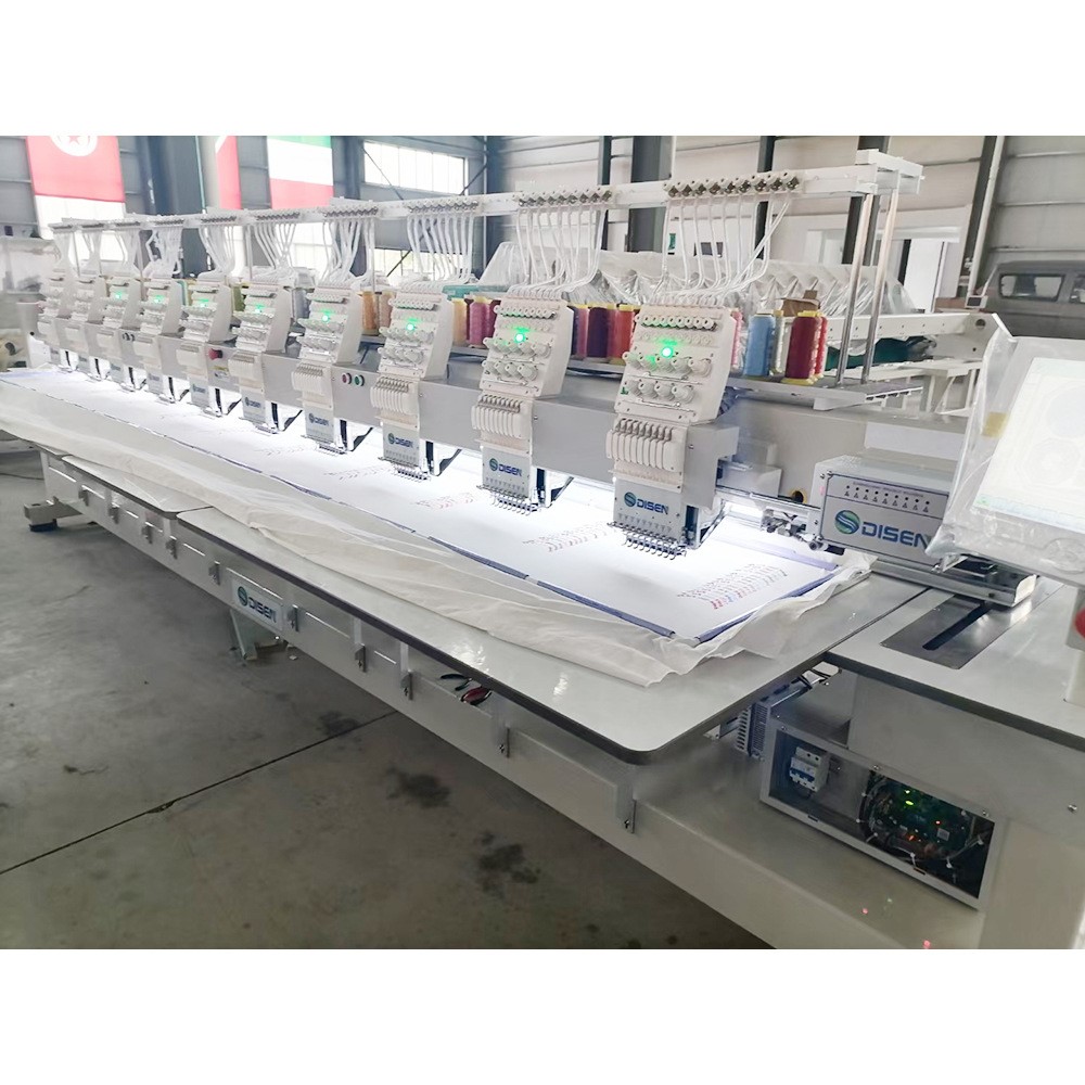 全自动电脑帽绣刺绣10头9针绣花机computer embroidery machines