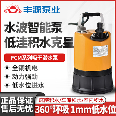 浙江丰源FCM吸干潜水泵可抽水1mm