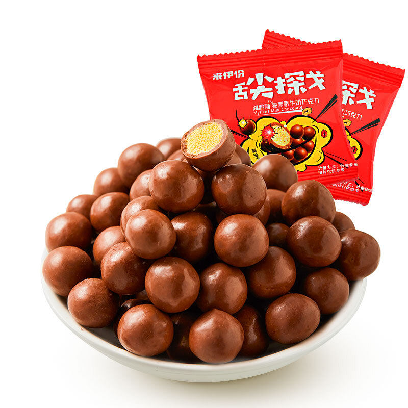 来伊份舌尖探戈500g巧克力跳跳糖