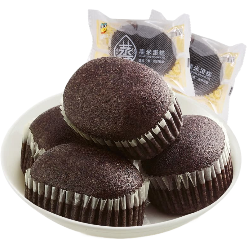 来伊份蒸黑米蛋糕常温原味