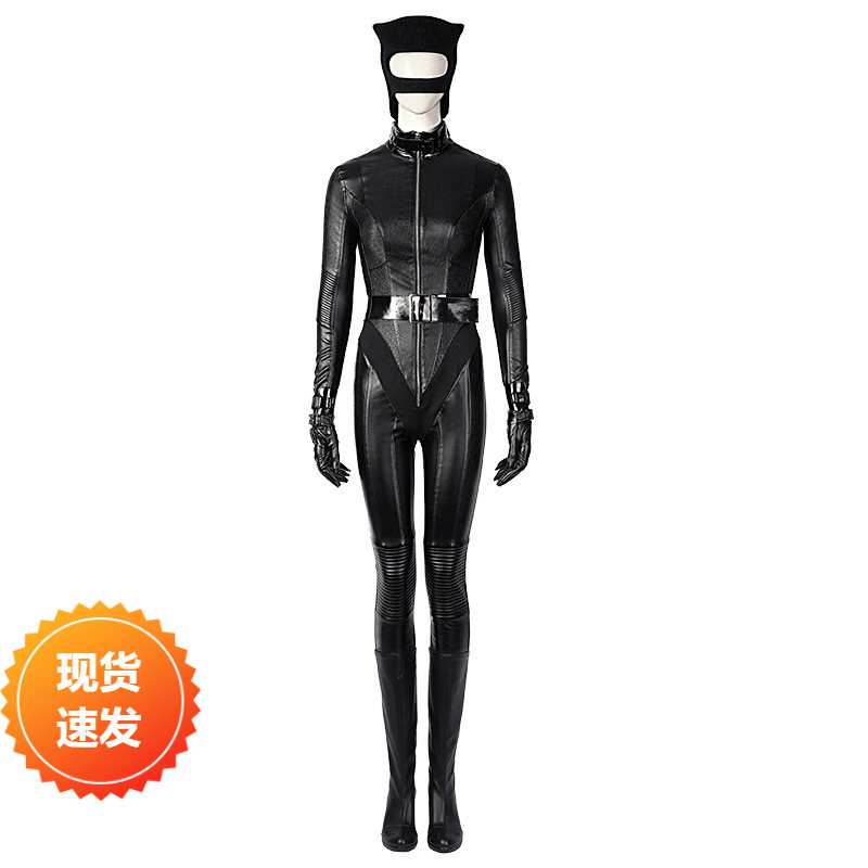 漫天际蝙蝠侠2022猫女cos连体皮衣性感cosplay服装女4804