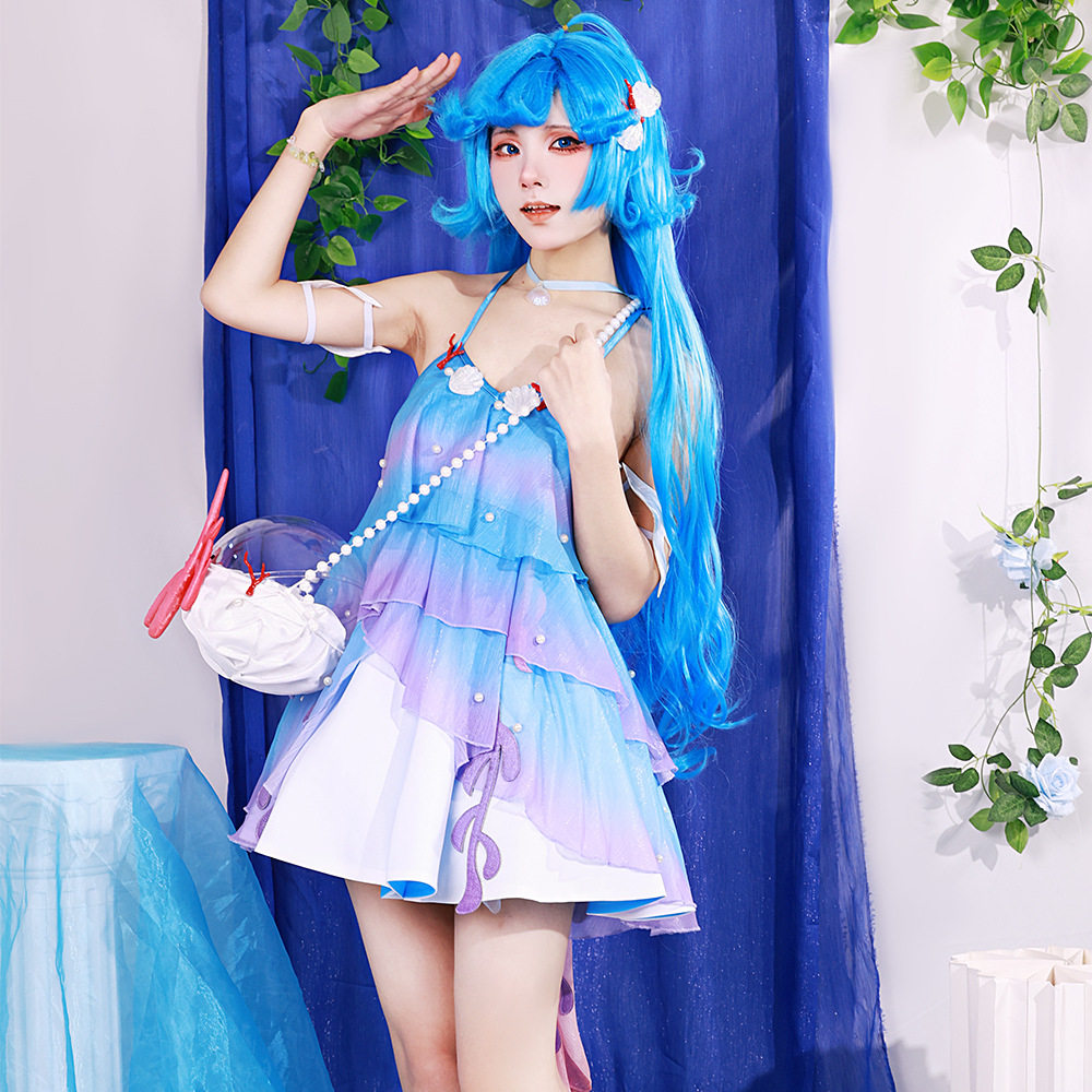 王者荣耀朵莉亚play服装美人鱼朵莉娅服动漫服套装女
