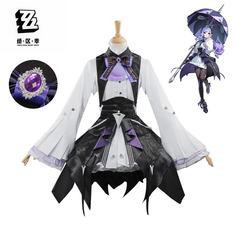 绝区零服吸血鬼少女薇薇安play女装服装全套鞋子假发