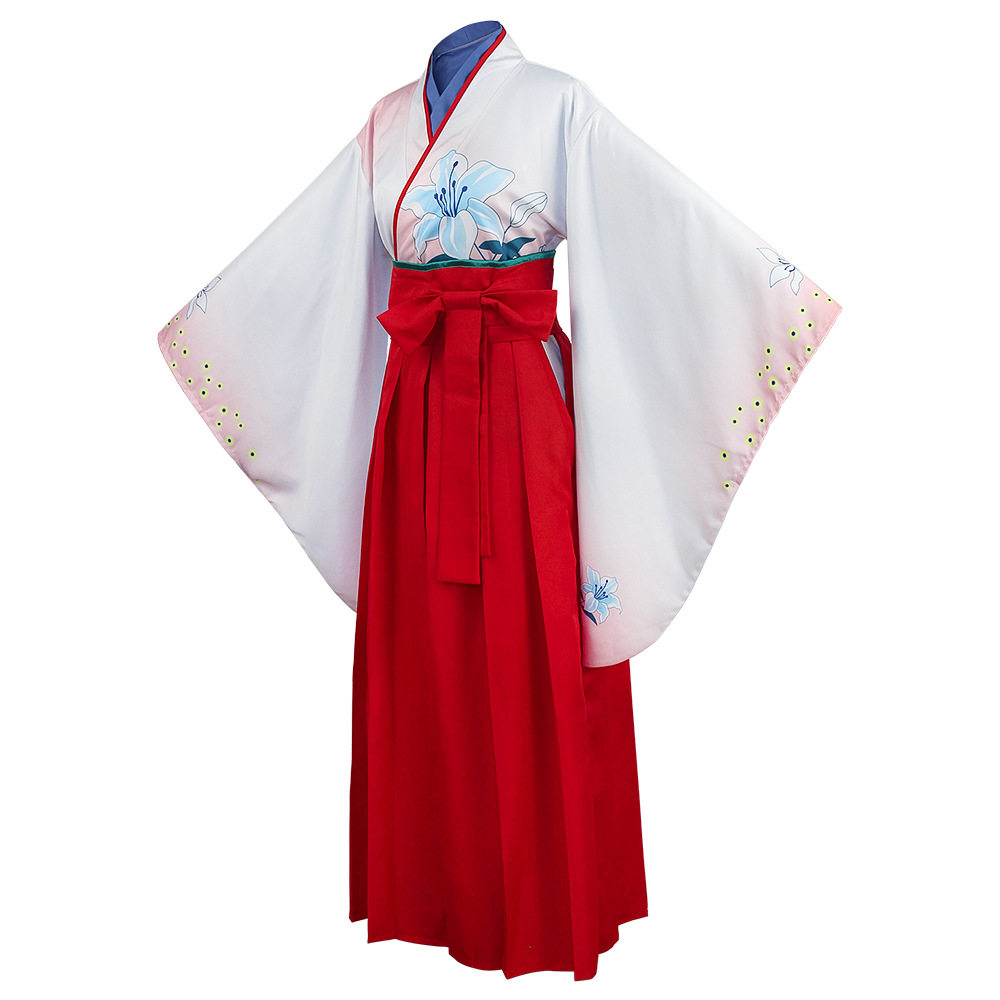 狂赌之渊cos服西洞院百合子日本和服裙子动漫角色扮演cosplay服装