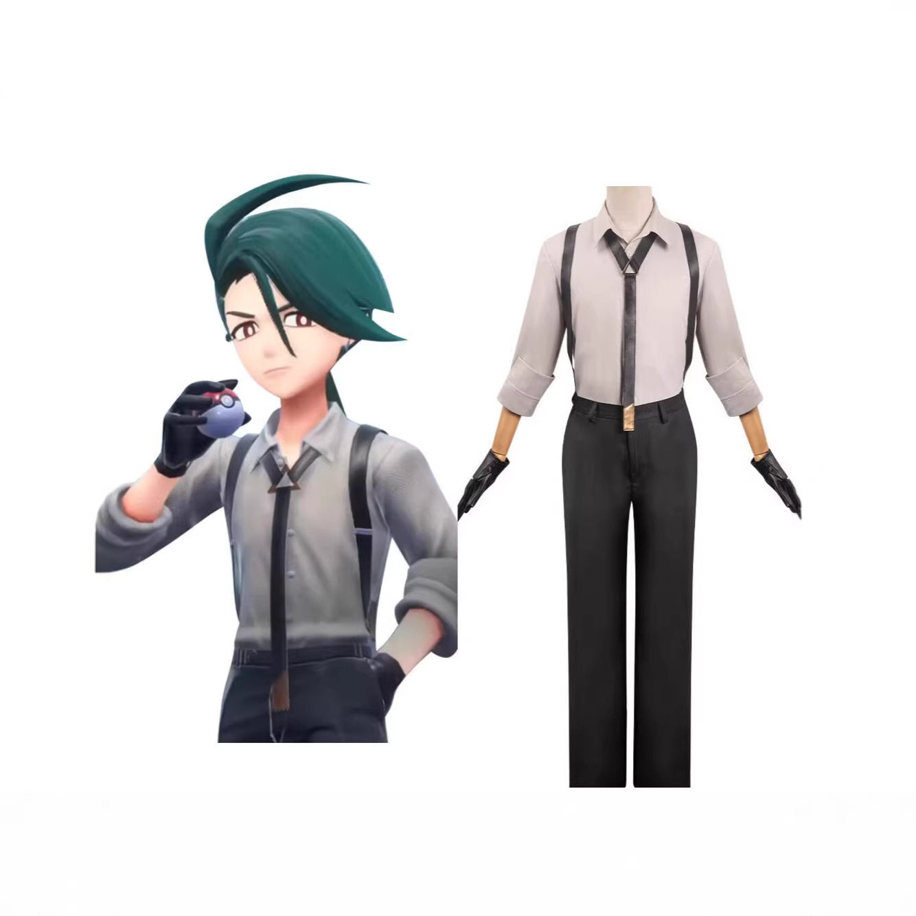游戏宝可梦朱紫辛俐Cosplay服装男装制服日常服