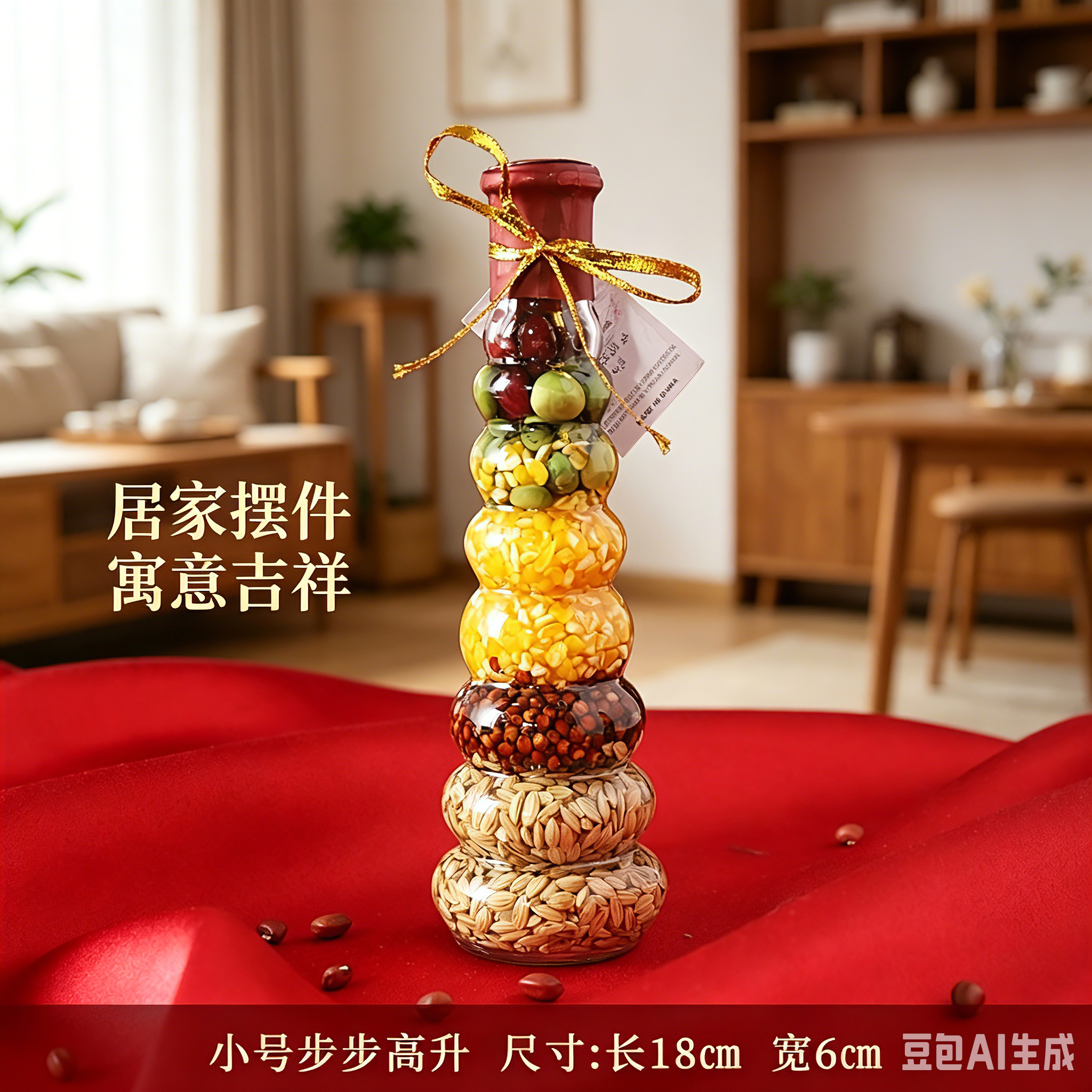 居家住宅动态摆件玄关区域禅意美学摆设高端水扇子家具瓶插画