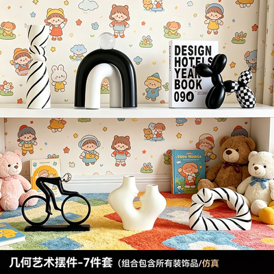 儿童古风高端陶瓷创意摆件