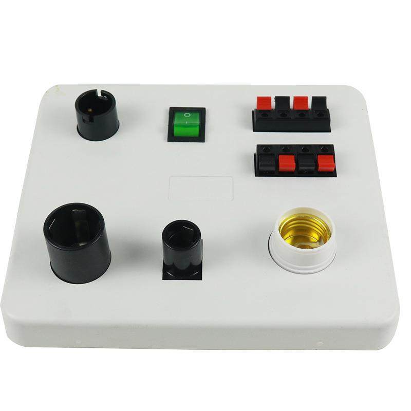 LED照明座试老示化测试盒台灯饰店0灯泡亮E灯27展灯架灯头线夹E14