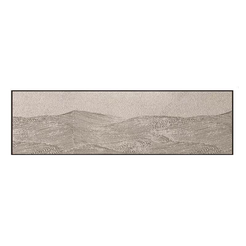 《纹山寂境》新中式侘寂风挂画定制素雅办公室山水画好寓意装饰画