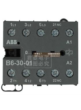 ab接b触器B6-30-401三开1-闭接触器IEC/EN60ACL9474-1GB1048.4