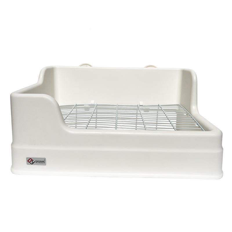 盆宠物貂雪貂兔子大号方形角厕所可定固四便YPL防翻防溅防喷尿