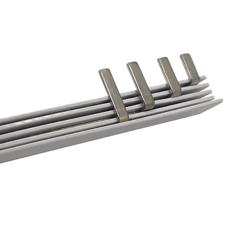 P电漏643A汇排90/99/116/103间距紫铜1.5*7流漏保断路器60A接线排