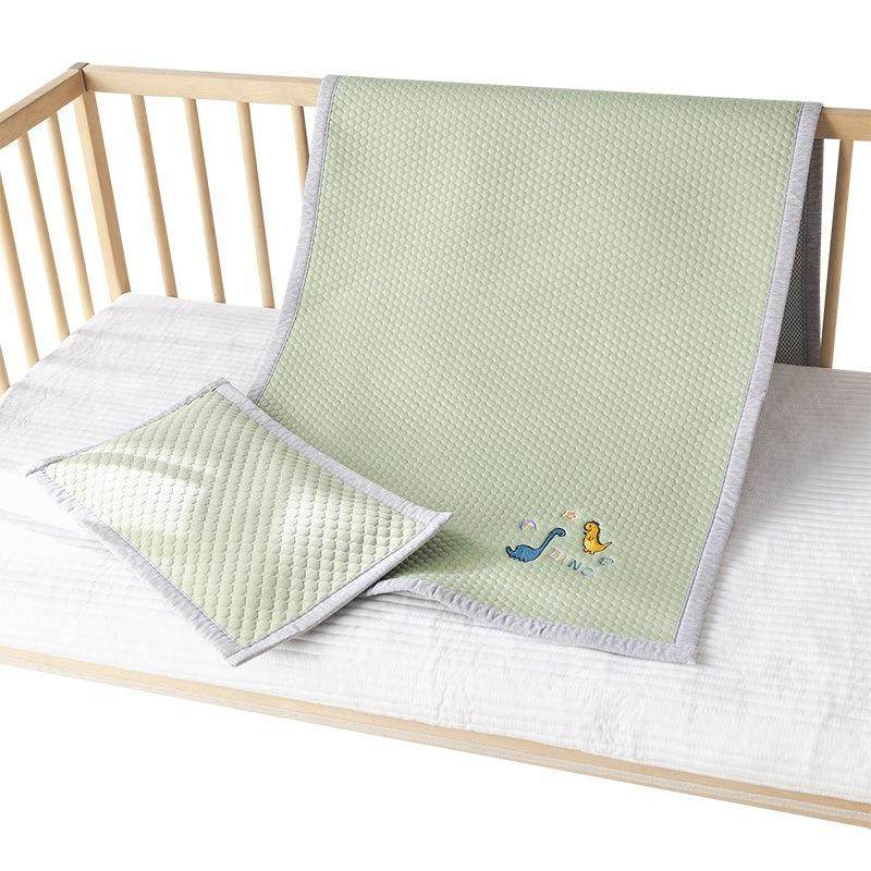 2025新款婴婴童席儿豆凉席园宝宝凉豆冰丝席儿童幼儿午睡空席子调