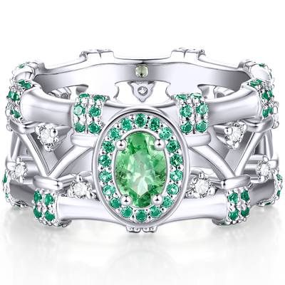 天然银饰MUYE/牧野宝石女