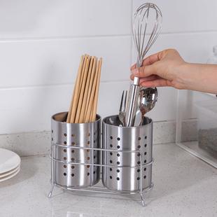 厨房筷子筒沥水餐具收纳盒勺子叉置物架筷子篓筷托筷子笼 欧润哲