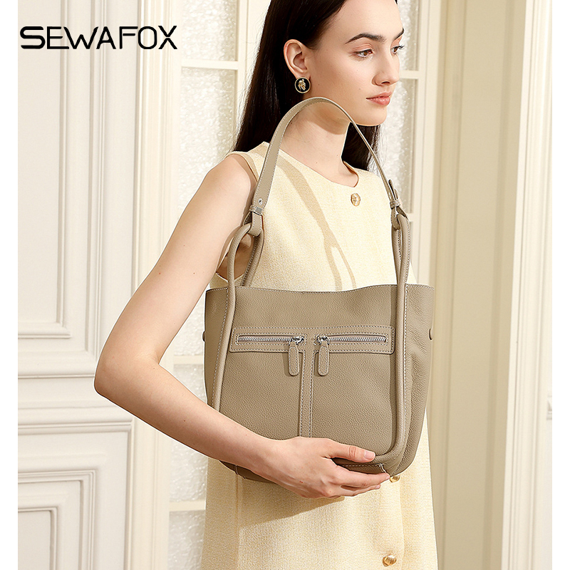 2025秋冬季新款小众轻奢托特包