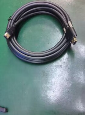 AVT灰点大恒工业相机IEEE1394B数据线火线CCD相机连接屏蔽带螺丝