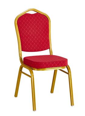 椅厂9824家婚庆酒店会议贵宾会椅铁管军铝合金将椅饭店桌酒店宴椅