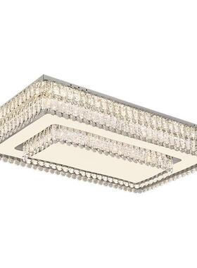 轻奢水LED吸顶灯高档晶卧室灯客厅灯餐后代424简约大气书房厅现灯