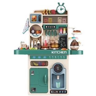 玩儿烧童厨房玩具套装过家家具喷雾小孩饭女做饭煮饭660玩具圣诞