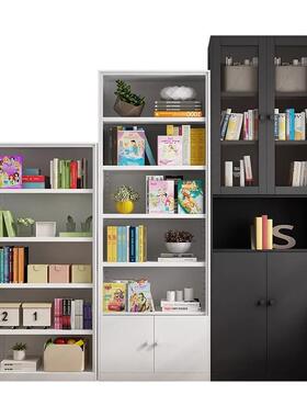1816书架小型钢制置物架落地童简儿书柜子省空间学易生桌收上多层