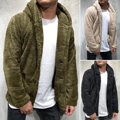 men plus winter fashionable jacket pockets clothes men