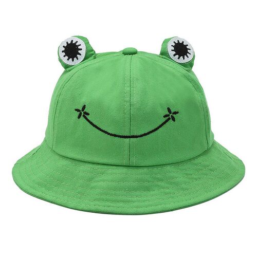 Frog Bucket Hat Froggy Cap 青蛙渔夫帽盆帽