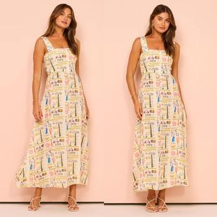 Holiday Casual Fashion Dress Zipper Suspender