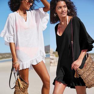 beach pareo dress summer clothing up cover-ups for outfits